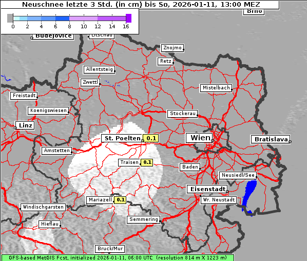 Neuschnee, 11. 1. 2026