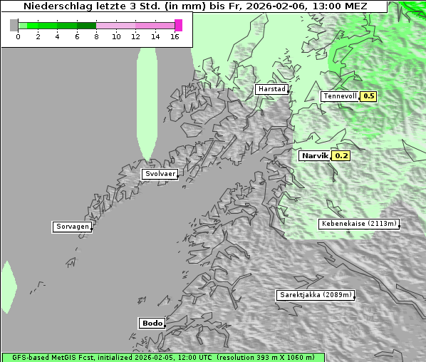 Niederschlag, 6. 2. 2026