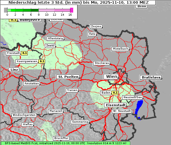 Niederschlag, 10. 11. 2025