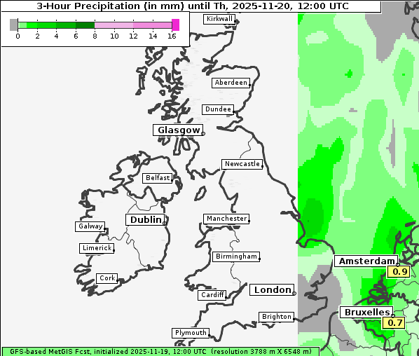 Niederschlag, 20. 11. 2025