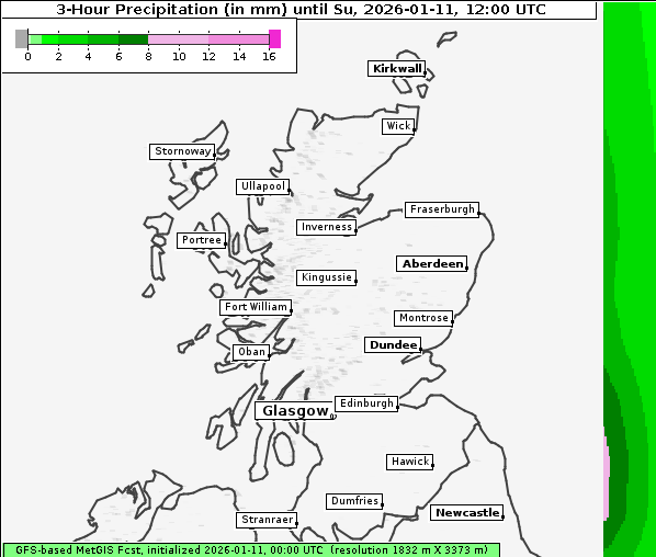 Niederschlag, 11. 1. 2026