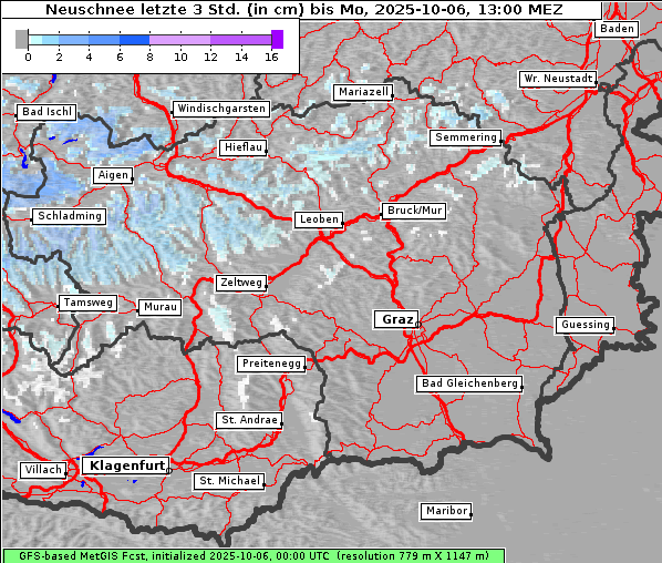 Neuschnee, 6. 10. 2025