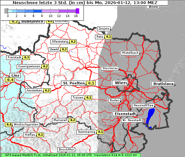 Neuschnee, 12. 1. 2026