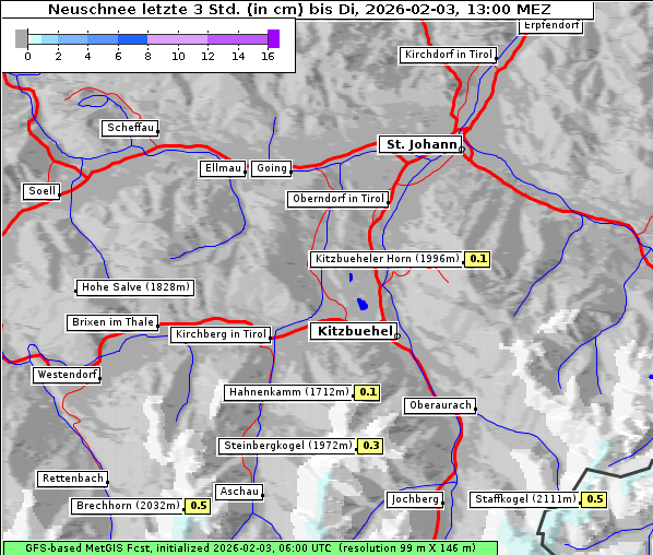 Neuschnee, 3. 2. 2026