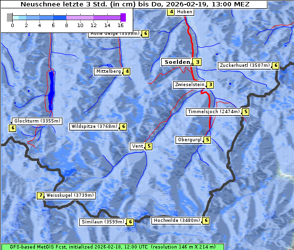 Neuschnee, 19. 2. 2026