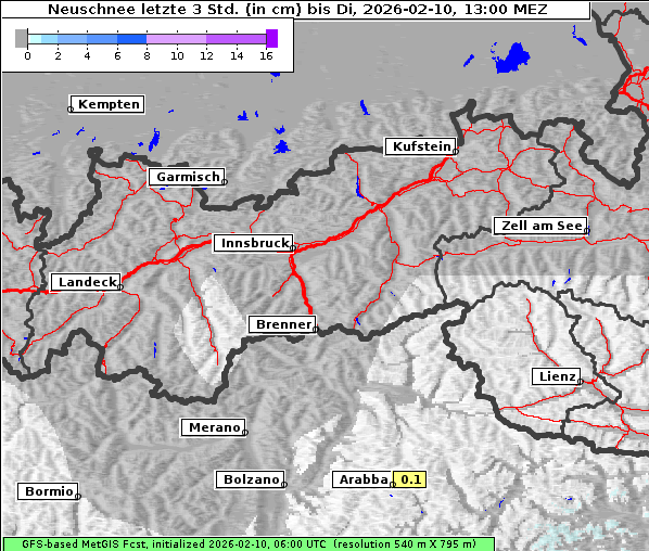 Neuschnee, 10. 2. 2026