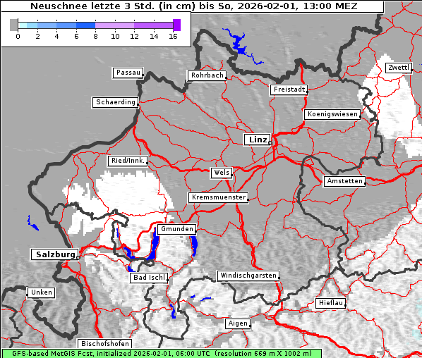 Neuschnee, 1. 2. 2026