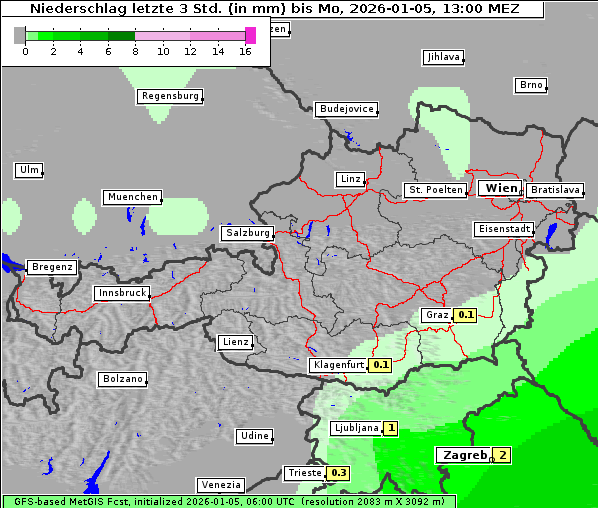 Niederschlag, 5. 1. 2026