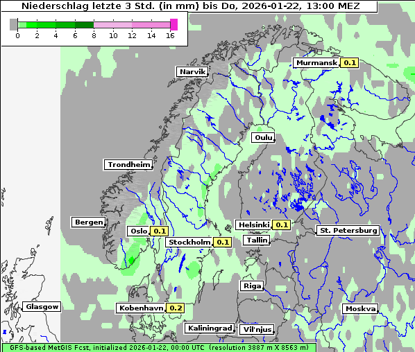 Niederschlag, 22. 1. 2026