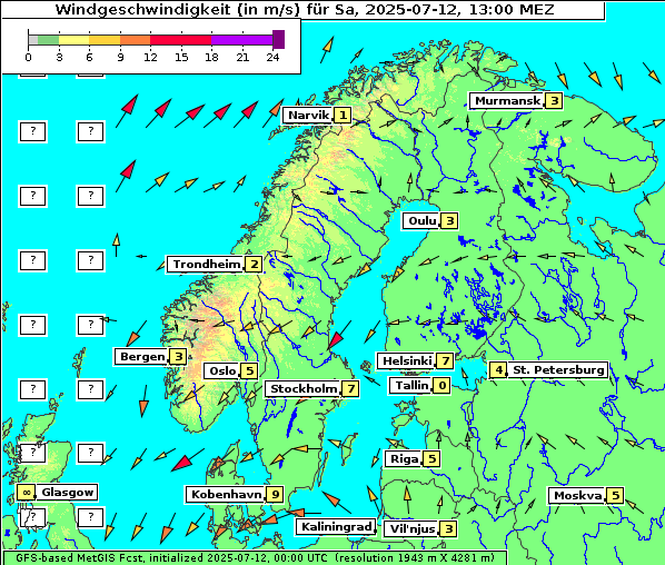 Wind, 12. 7. 2025