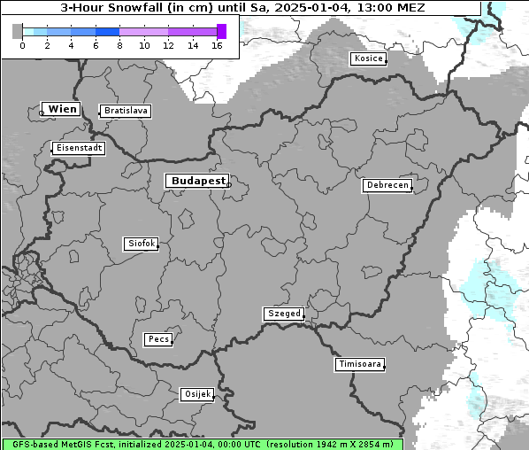 Neuschnee, 4. 1. 2025