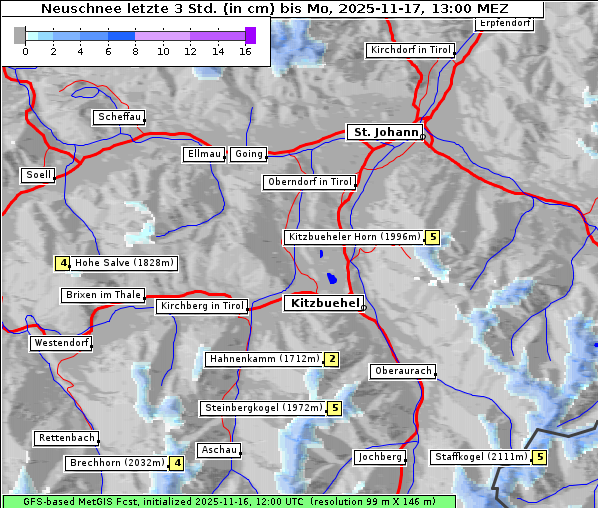 Neuschnee, 17. 11. 2025