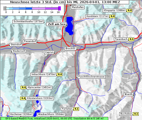 Neuschnee, 1. 4. 2026