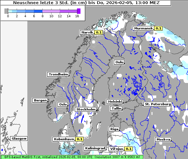 Neuschnee, 5. 2. 2026