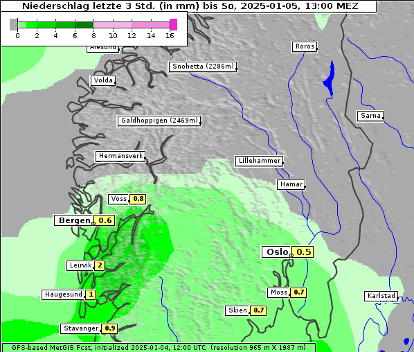 Niederschlag, 5. 1. 2025