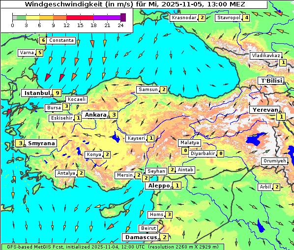 Wind, 5. 11. 2025