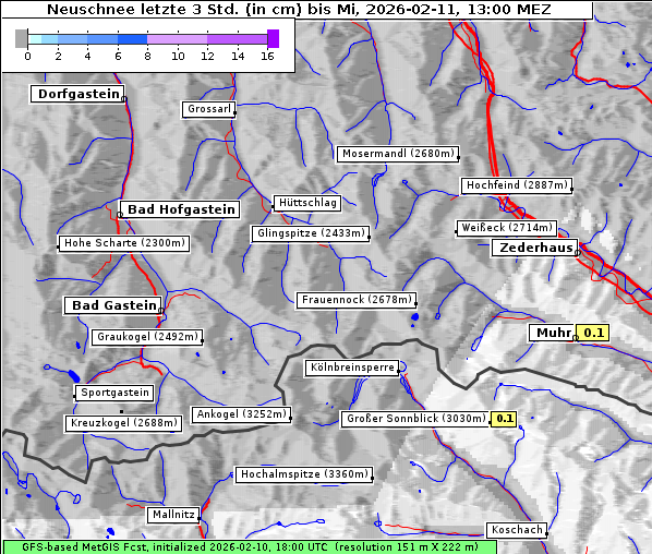 Neuschnee, 11. 2. 2026