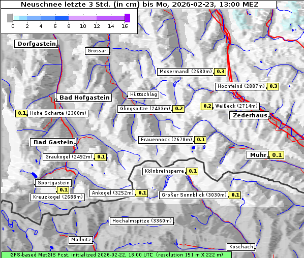 Neuschnee, 23. 2. 2026