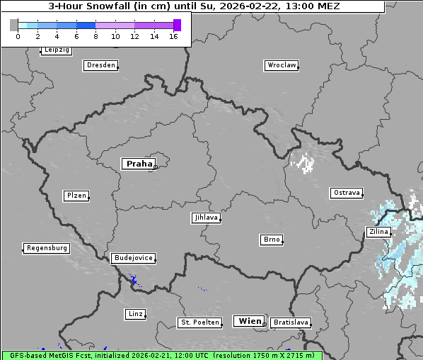 Neuschnee, 22. 2. 2026