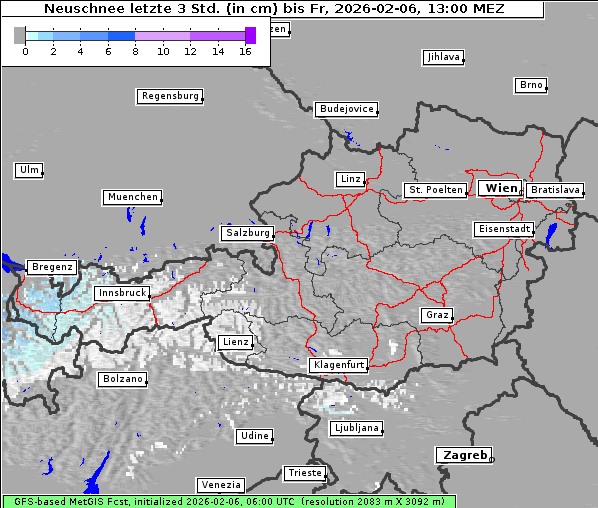 Neuschnee, 6. 2. 2026