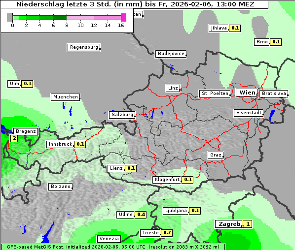Niederschlag, 6. 2. 2026