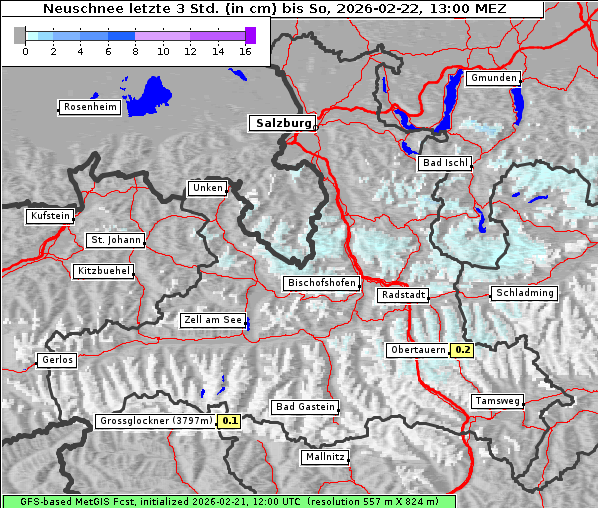 Neuschnee, 22. 2. 2026