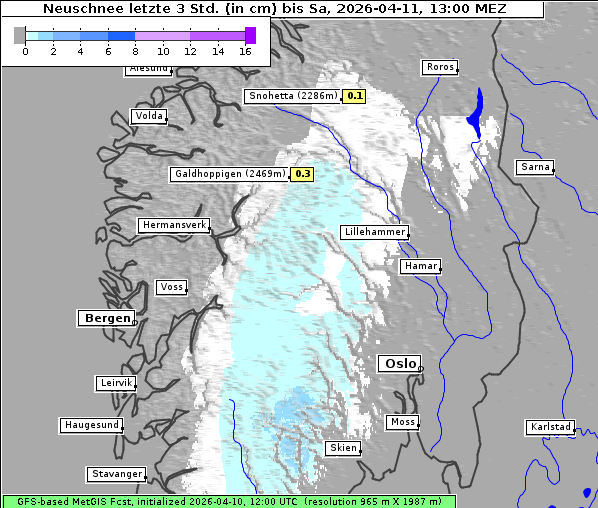 Neuschnee, 11. 4. 2026
