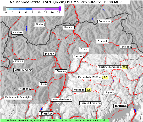 Neuschnee, 2. 2. 2026