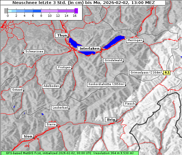 Neuschnee, 2. 2. 2026