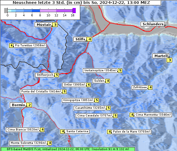 Neuschnee, 22. 12. 2024