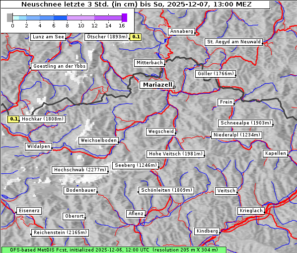 Neuschnee, 7. 12. 2025