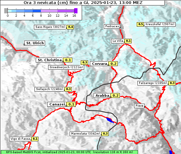 Neuschnee, 23. 1. 2025