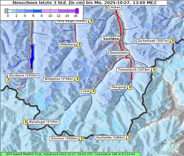 Neuschnee, 27. 10. 2025