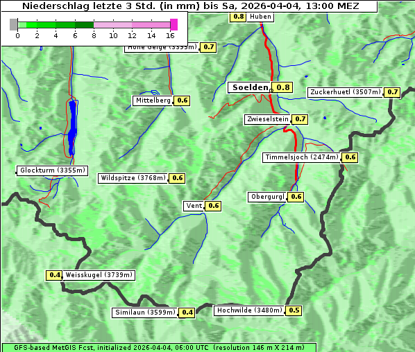 Niederschlag, 4. 4. 2026