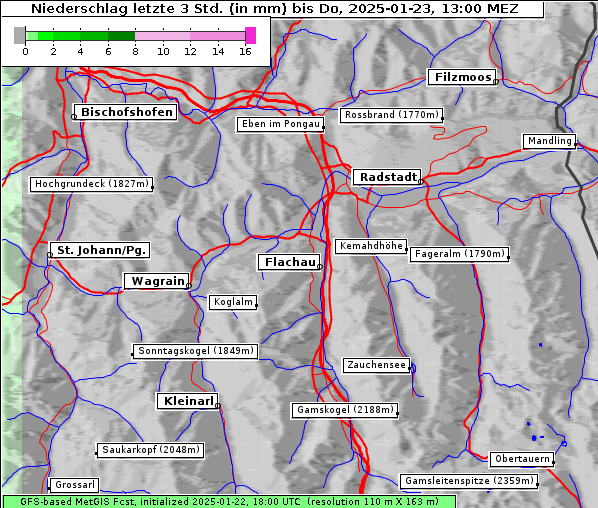 Niederschlag, 23. 1. 2025