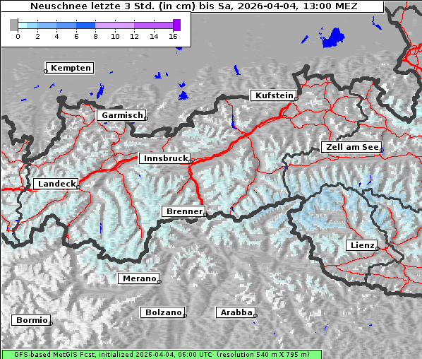 Neuschnee, 4. 4. 2026