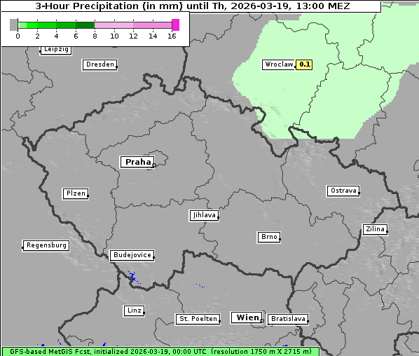 Niederschlag, 19. 3. 2026