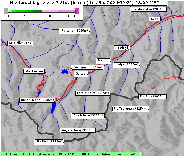 Niederschlag, 21. 12. 2024