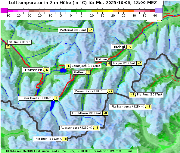 Temperatur, 6. 10. 2025