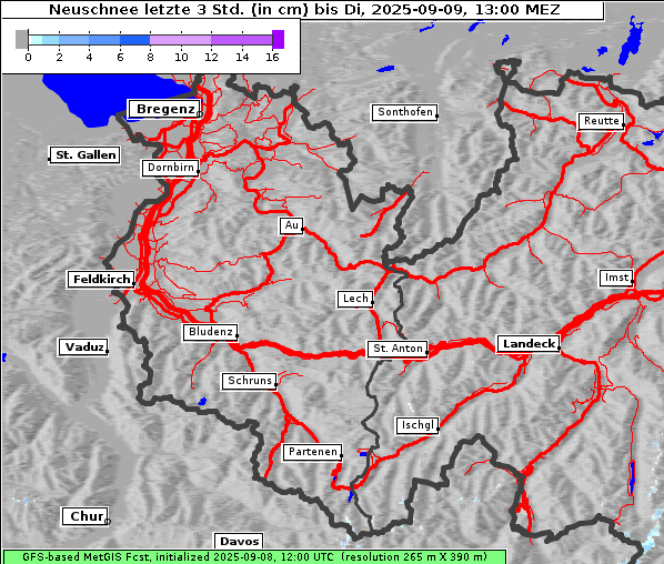 Neuschnee, 9. 9. 2025