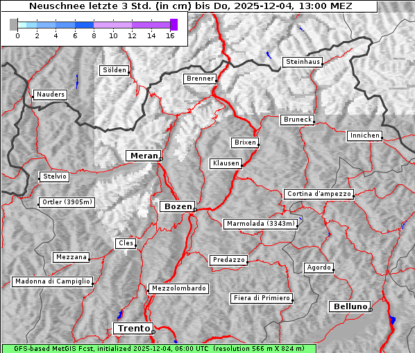 Neuschnee, 4. 12. 2025