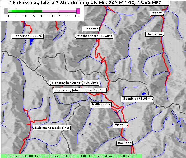 Niederschlag, 18. 11. 2024