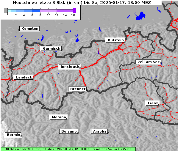 Neuschnee, 17. 1. 2026