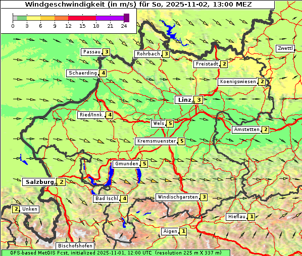 Wind, 2. 11. 2025