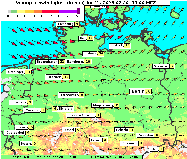 Wind, 30. 7. 2025