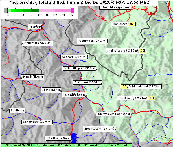 Niederschlag, 7. 4. 2026