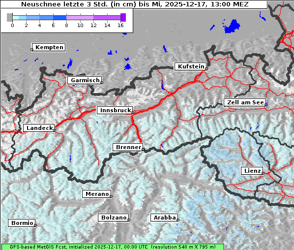 Neuschnee, 17. 12. 2025