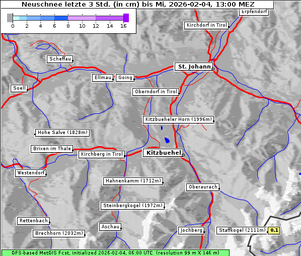 Neuschnee, 4. 2. 2026