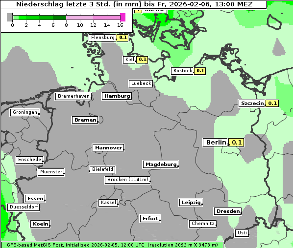 Niederschlag, 6. 2. 2026