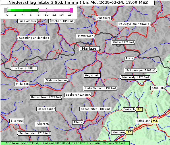 Niederschlag, 24. 2. 2025